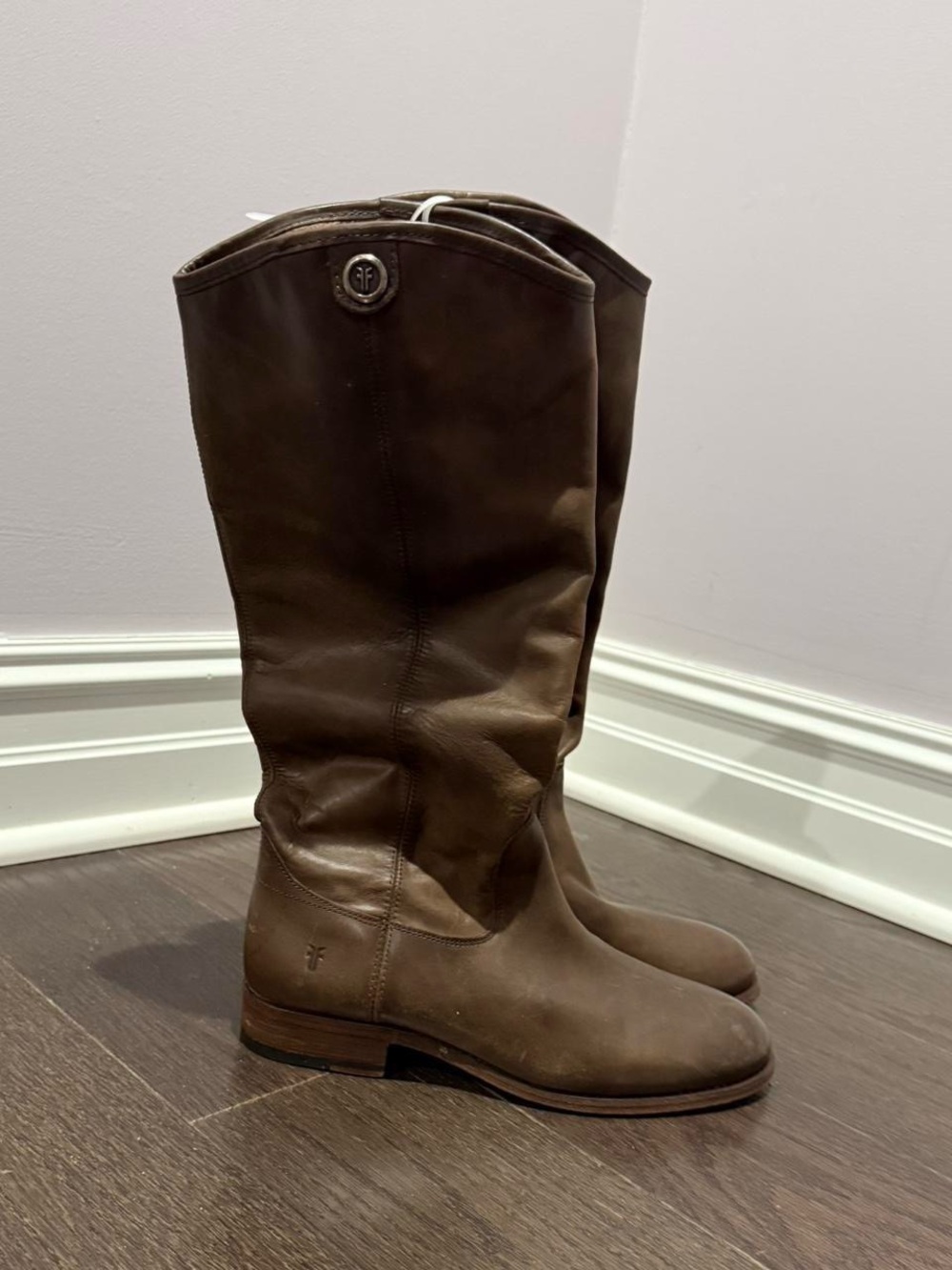 Frye Women's Tall Leather Riding Boots - Brown